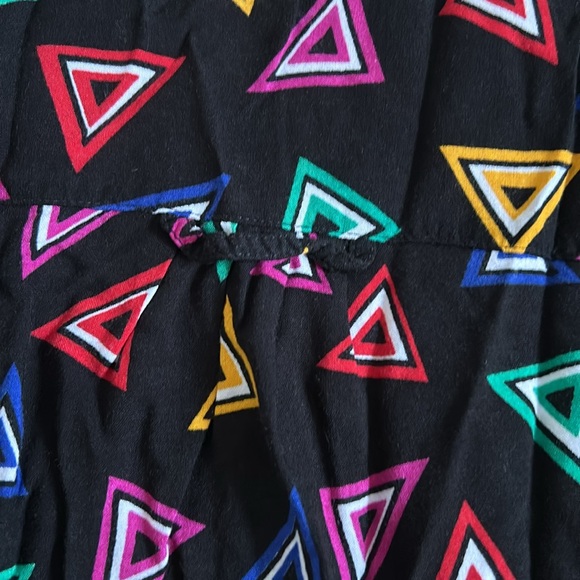 90s print vintage button up, size L - Picture 6 of 6